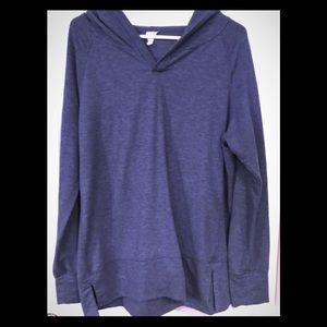 Blue cotton hoody